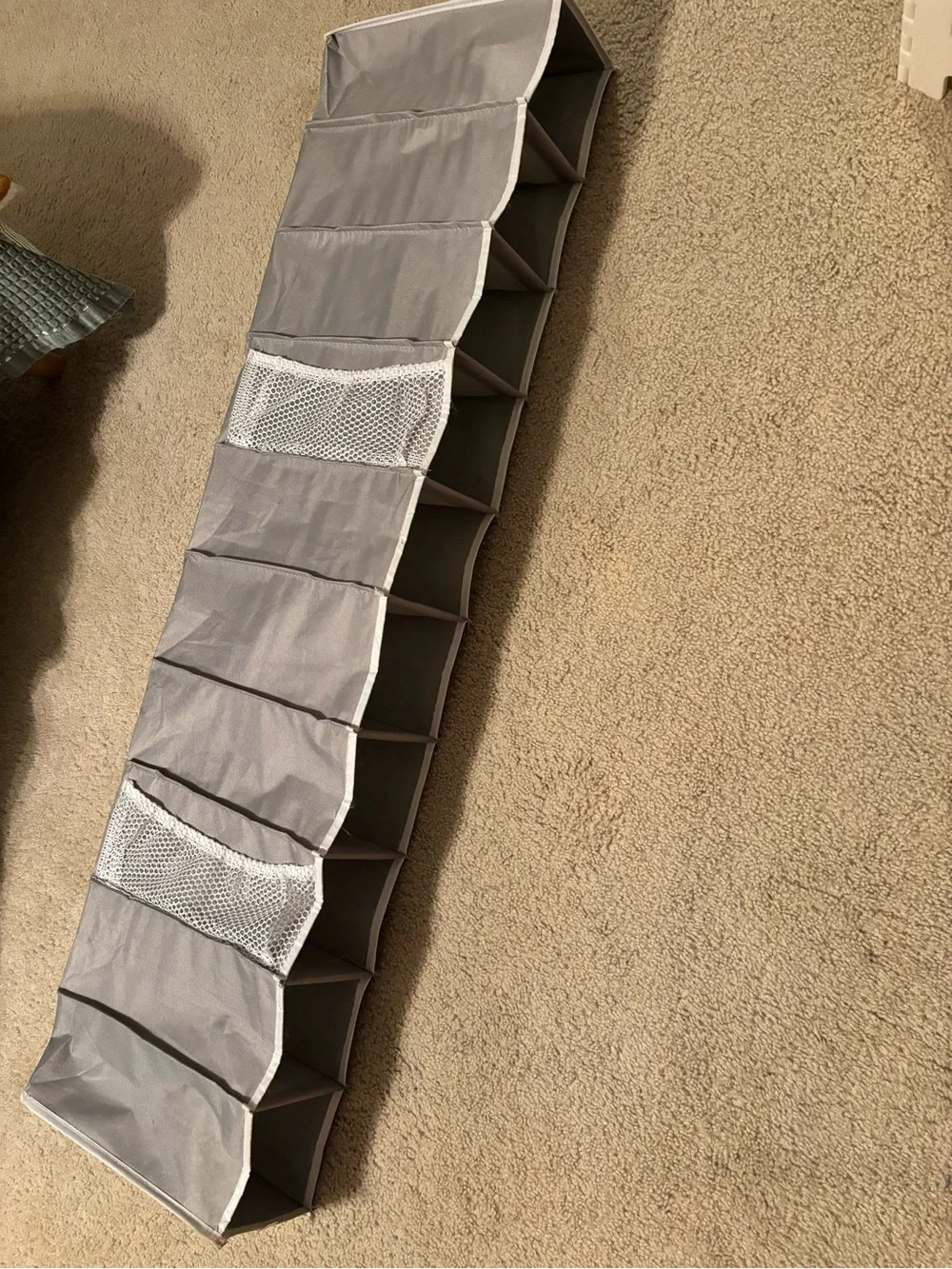Gray Hanging 10-Compartment Closet Organizer - Home Storage